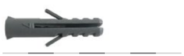Superscrews M8 x 40mm Nylon Anchor