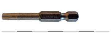 Superscrews Torx/Star 25 Driver Bit